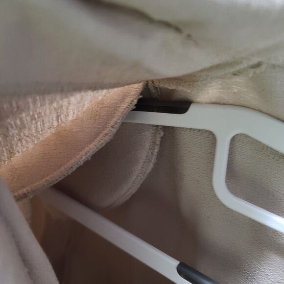 Premier International Womens Button Up Khaki Size Large Rayon Blend Short Sleeve - Picture 12 of 12